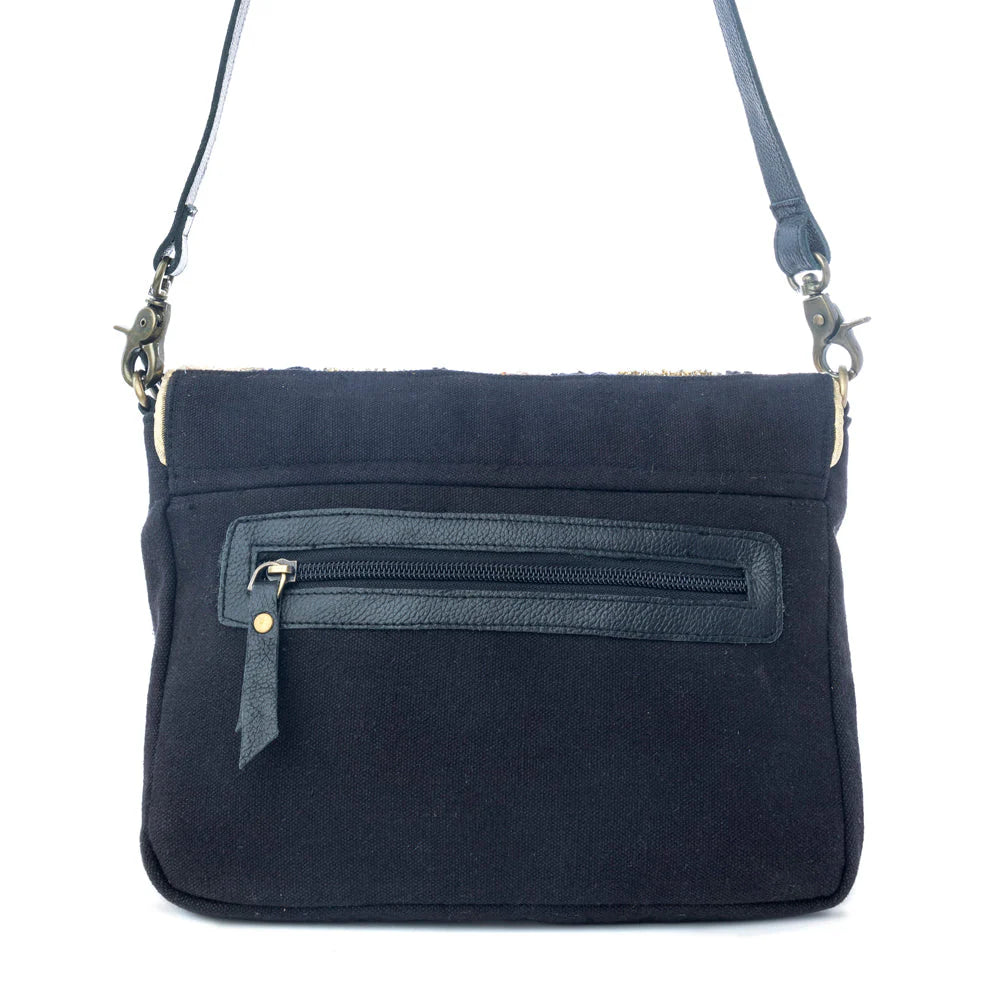 VELVET EMBER CROSSBODY BAG IN GOLDEN SHADOW